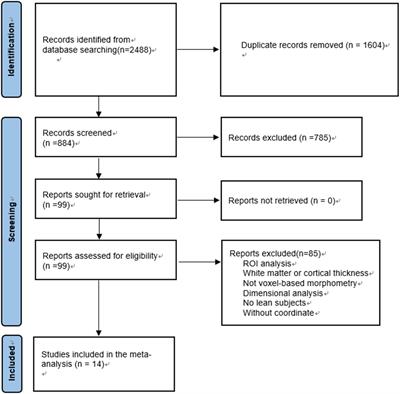 Gray matter volume alterations in subjects with overweight and obesity: Evidence from a voxel-based meta-analysis